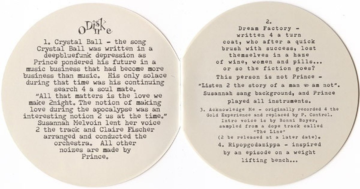 Why did P never publicly mention Dream Factory as an album?He mentioned it only ‘as a song’ in the sleevenotes he wrote to the Crystal Ball set.It is unusual for him not to mention projects he was working on as he often did.