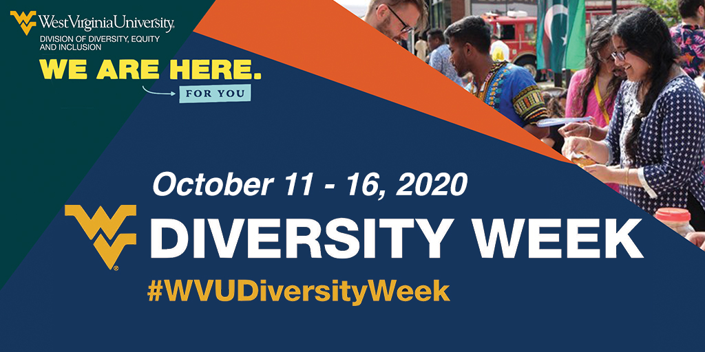 WestVirginiaU's tweet photo. Celebrate Diversity Week with us!

Oct. 11-16, we'll be promoting celebration, education, and understanding of different identities and experiences on our campus.

Check out the full schedule! 🗓
https://t.co/5YSJEJ89ZS https://t.co/kbzD3xBQ42