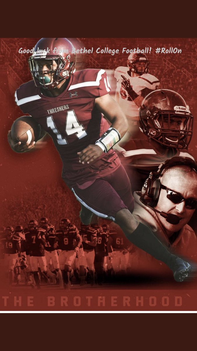 Appreciate the good luck from <a href="/Threshers_FB/">Bethel College FB</a> @Coach_MitchumBC 
Game tonight @ The KRAC 7 O’Clock be there