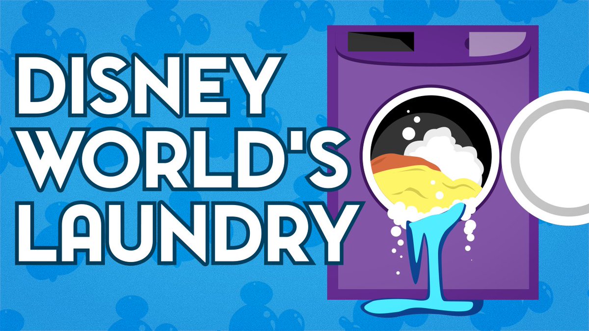 Disney World is massive, with 20+ hotels. That many hotels mean a lot of sheets and towels to wash. Today on the channel we're looking at just how much laundry Disney does at Walt Disney World! youtu.be/eFjdMNZlpIA