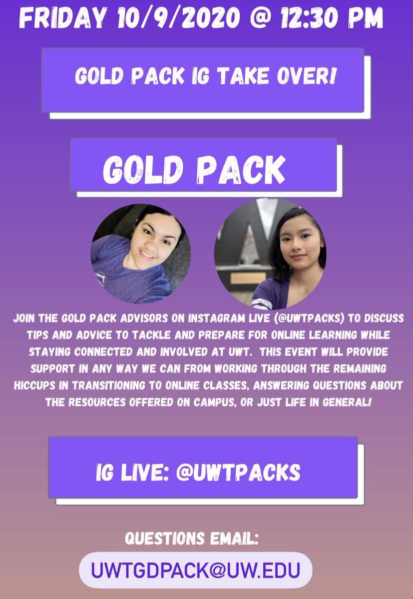 UWT Pack Advisors tweet media