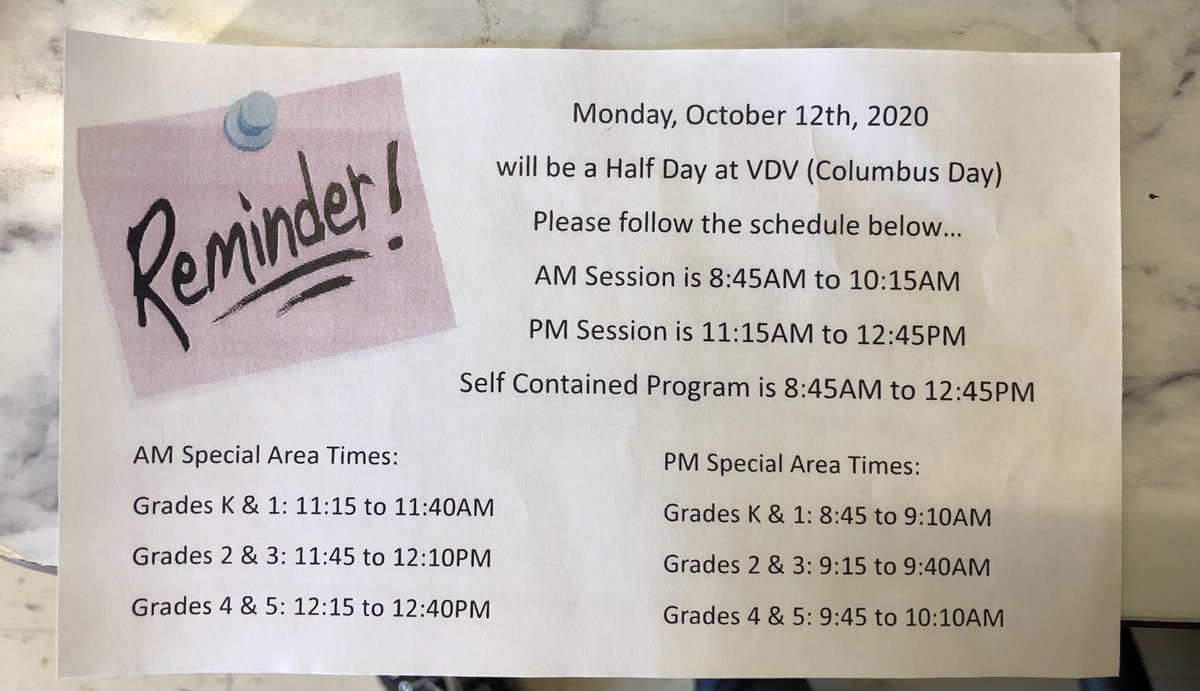🗣 don’t forget!