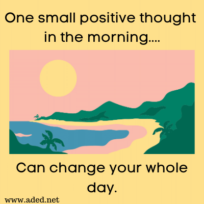 Give it a try!  One positive thought first thing in the morning can change the course of your day. What was your positive thought today? #FridayInspiration