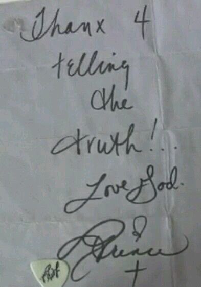 I believe in the truth & so did P & I have told ‘my truth’ in this thread.I don’t believe there is sufficient evidence to confirm as FACT that DF was ‘The Album.’Although the note below was intended for someone else, I’ll liberate its use for here & leave you with this 