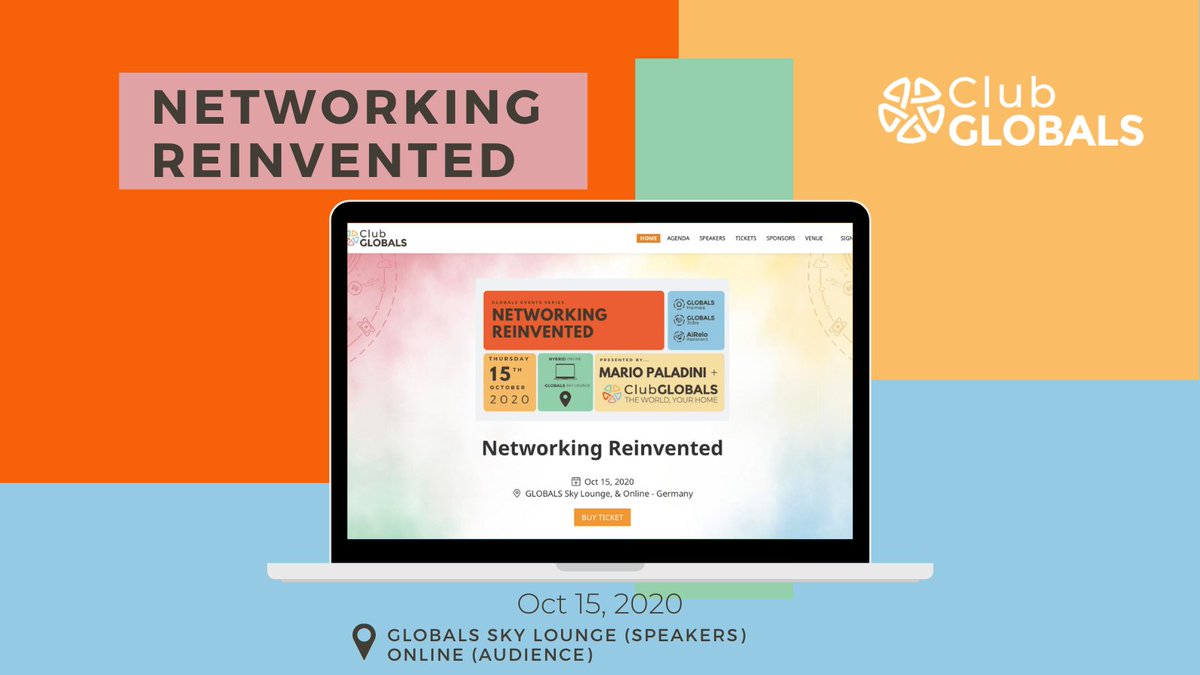 ClubGLOBALS's tweet photo. Weโre announcing our first GLOBALS event of its series on #NetworkingReinvented ๐https://t.co/66RM7g3asA
Top #Speakers from all over the #world will share their insights on networking and modern selling. Get your #ticket now and join us #online on 15th October ๐ป https://t.co/dBjAuCNIqG