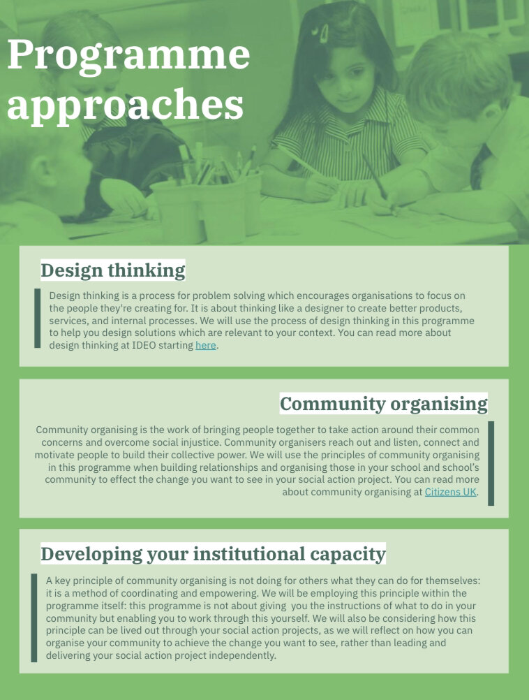 WholeEducation's tweet photo. WE were very excited to launch #SchoolsInCommunities programme this week - helping schools develop projects with local partners to embed student agency. It supports like-minded schools who want to provide a #WholeEducation in their community @sebchapleau https://t.co/gKzwMORnOP https://t.co/7XFfxhheSa