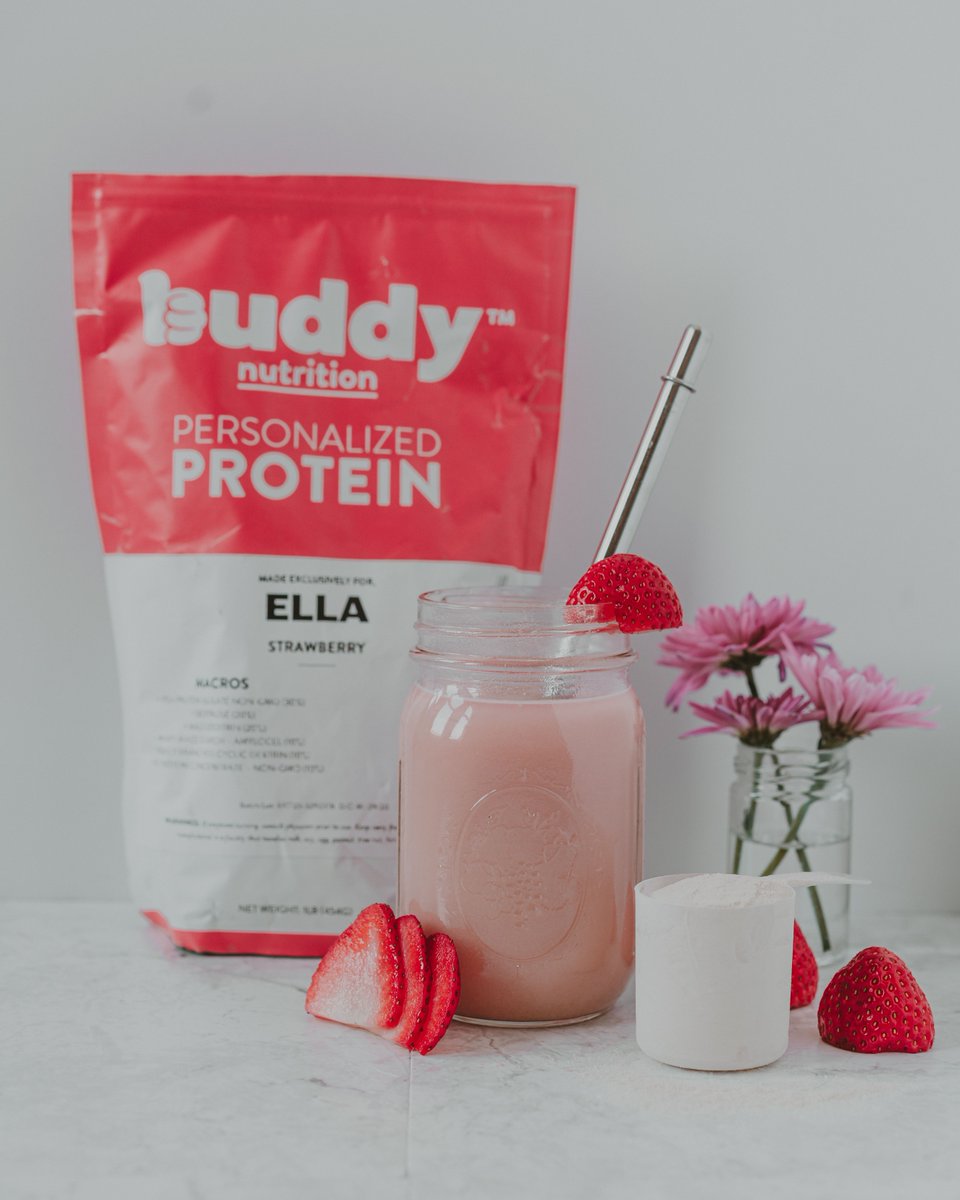 buddynutrition's tweet photo. “With Buddy, getting my individualized formula for the perfect protein powder for my body, habits, and goals was simple. I chatted with someone who quickly became my Buddy, and they mixed up the perfect elixir, which is no easy task for me.” Start today: https://t.co/qVGiiZoqNe https://t.co/ZO0MX4NmDy