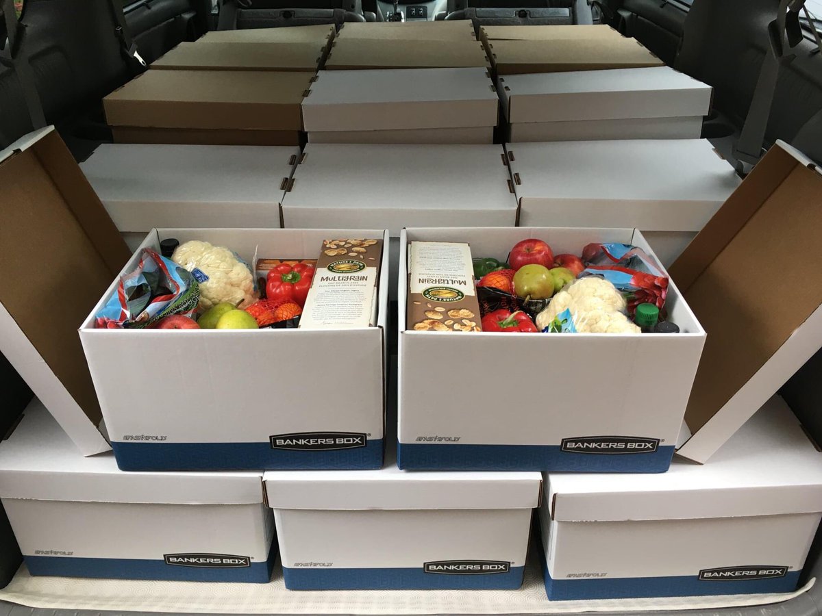 Our good food boxes are on their way to the families that need them. Happy Thanksgiving!