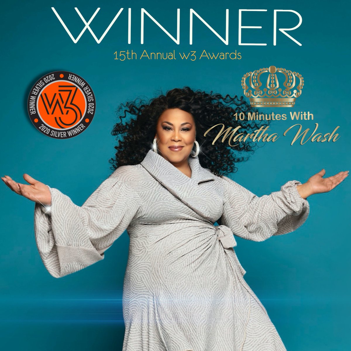 10 Minutes w/MarthaWash Show wins The Academy of Interactive & Visual Arts 2 2020 w3 Award! The w3 Awards honors outstanding Websites, Marketing, Video, Mobile, Social, and Podcasts created by some of the best digital content creators across the industry lnkd.in/gsrnkek