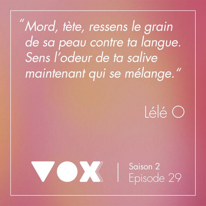 Sens 👃 https://t.co/sZPe7DEQmq &Eacute;pisode &eacute;crit et interpr&eacute;t&eacute; par @ohshititslele, mont&eacute; et mix&eacute; par @melia_rog