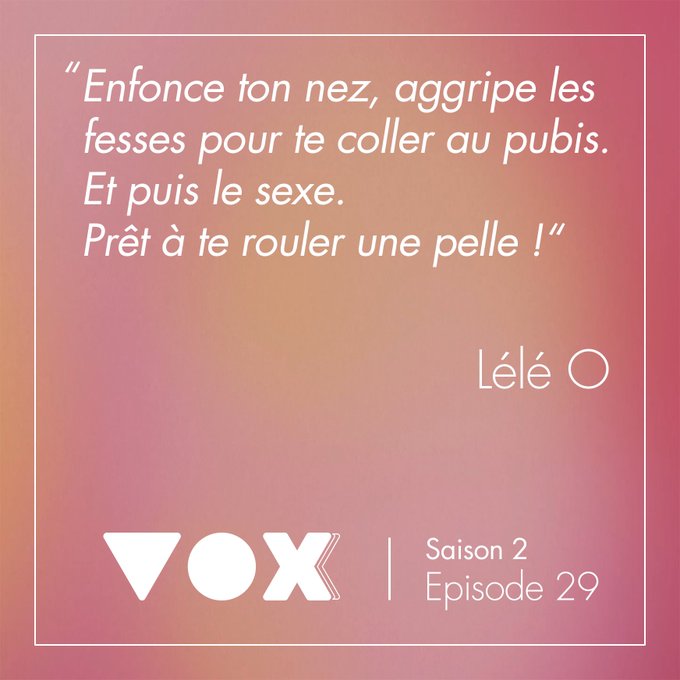 Sens 👃 https://t.co/sZPe7DEQmq &Eacute;pisode &eacute;crit et interpr&eacute;t&eacute; par @ohshititslele, mont&eacute; et mix&eacute; par @melia_rog