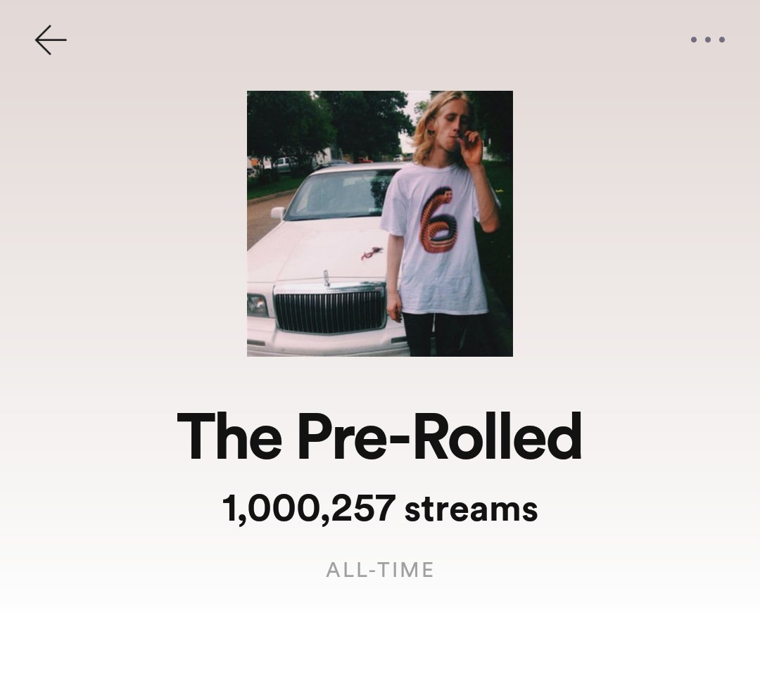 RapGodPatRon's tweet photo. 1 MILLION FUCKING PLAYS

THANK YOU TO EVERY SINGLE PERSON THAT CONTRIBUTED TO THE SUCCESS OF THIS SONG. NO FANCY PLAYLISTS. NO PAID FOR ASS PROMO. JUST LOYAL FANS. WE DID THIS ALL OFF THE STRENGTH OF GOOD MUSIC

LOVE YALL 🖤 https://t.co/auwwW5eMZ8