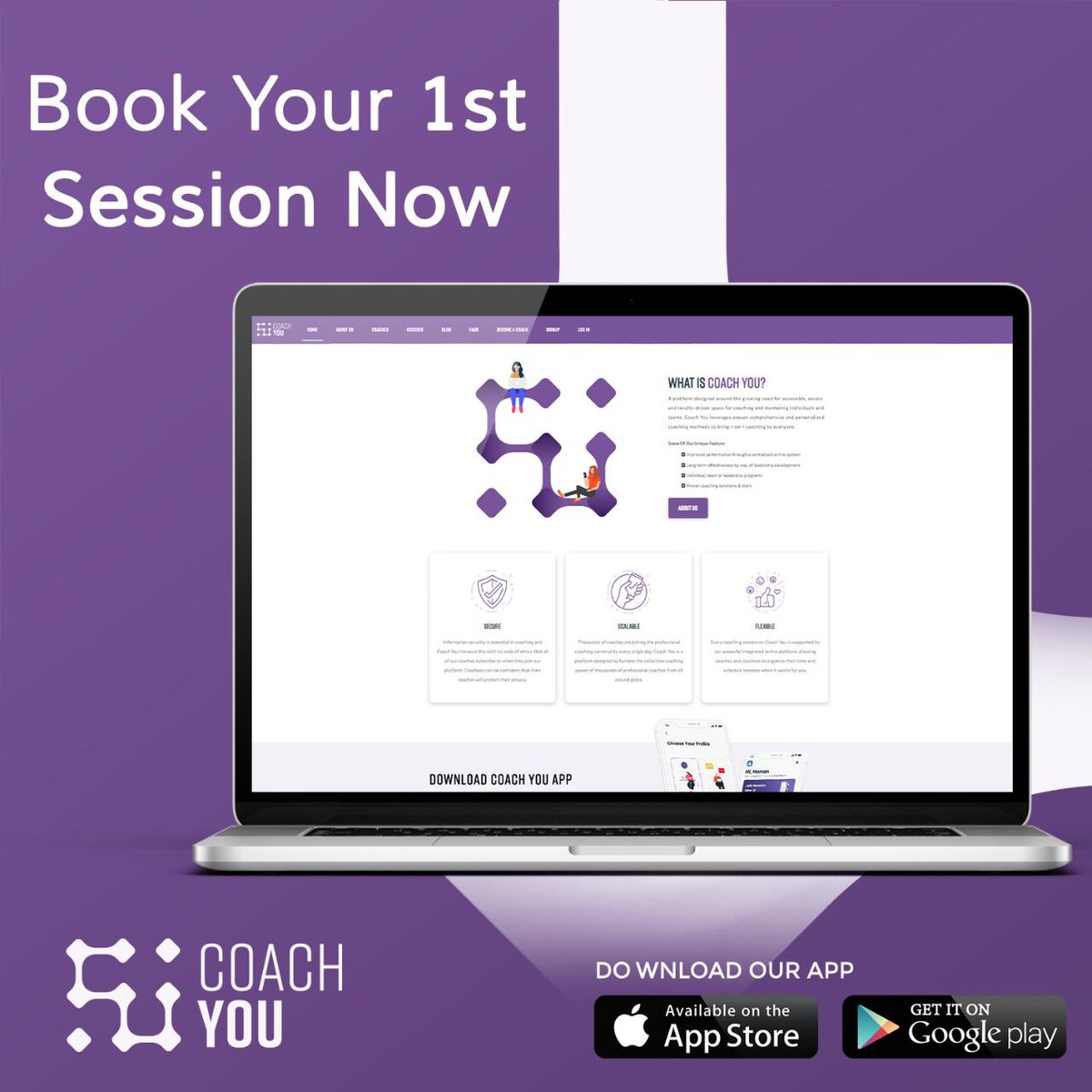 CoachYouApp's tweet photo. أحجز جلستك الأولى الان .
#تعرف #اكتشف #طور #تعلم
#coachyou https://t.co/UqDd7DZ9Di
