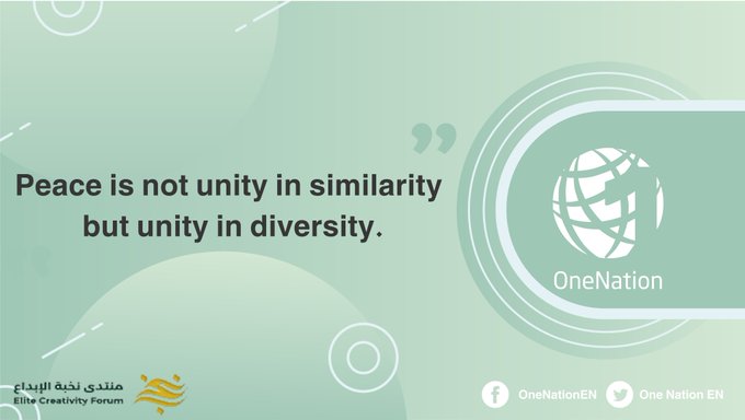 OneNation_EN's tweet image. #Unity is #strength, division is weakness 

#peace
#Onenation
@nokhab20