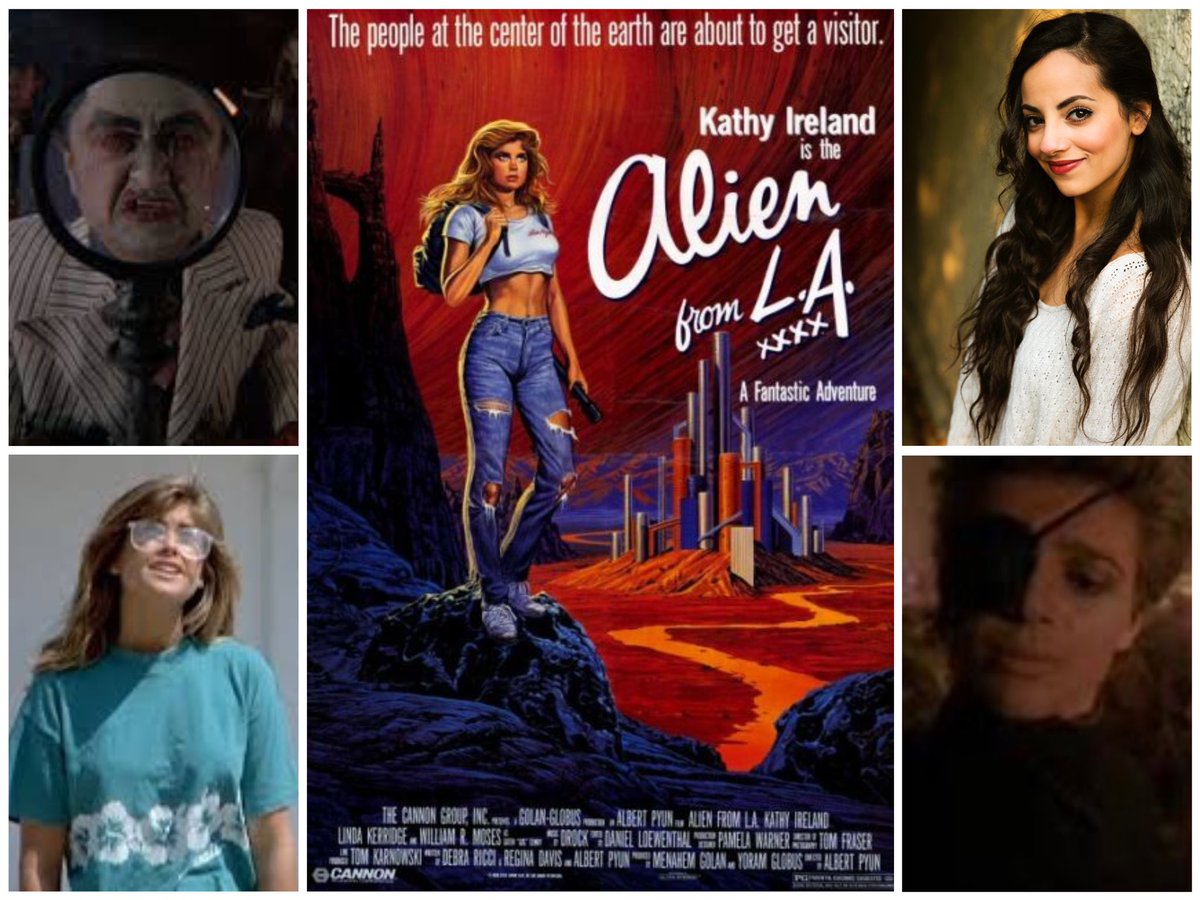 TheCannonCanon's tweet photo. Out Now! Alien From L.A. w/ the multi-talented &amp; amazing  @sandraramzysaad (@PlayAvengers @eyeofthesunband )! 
#alienfromla #kathyireland #albertpyun #deeproy #williamrmoses #thommatthews #lindakerridge #janieduplessis #cannonfilms #donnadelory #msmarvel #sandrasaad #avengers https://t.co/oaOL1GzMrt