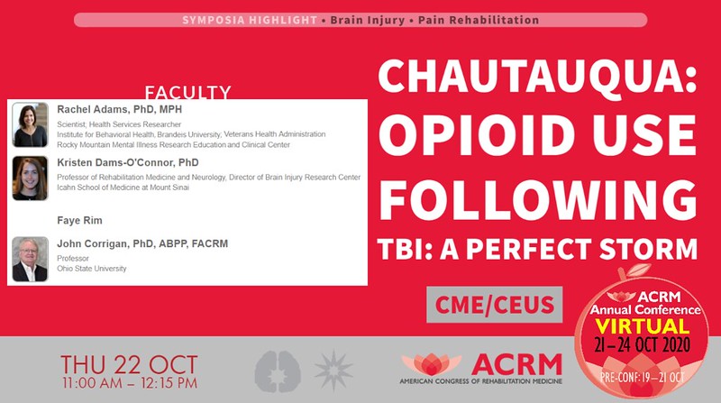neuronerdpt's tweet photo. Check out this session at #ACRM2020 #virtualconference for a complex discussion of opioid use in those suffering from #traumaticbraininjury including opportunities, risks, and controversies. 

Opioid Use Following TBI: A Perfect Storm (864042) https://t.co/xixS1DJ8s7 https://t.co/sdlnj71ydF
