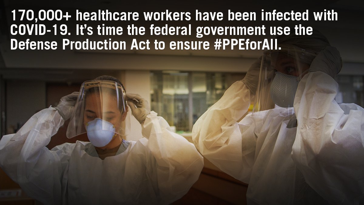 SenJeffMerkley's tweet image. Trump has failed to #ProtectEssentialWorkers by providing them with proper PPE. Now environmental groups and labor unions are teaming up to protect Americans. They’re going to court to force the administration to take the steps we desperately need.