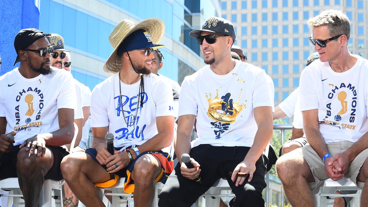 NBCSWarriors's tweet photo. Steve Kerr explains why the Warriors still are a very attractive destination for free agents 
https://t.co/SfhpUxcwop https://t.co/gTDdKdOkkL