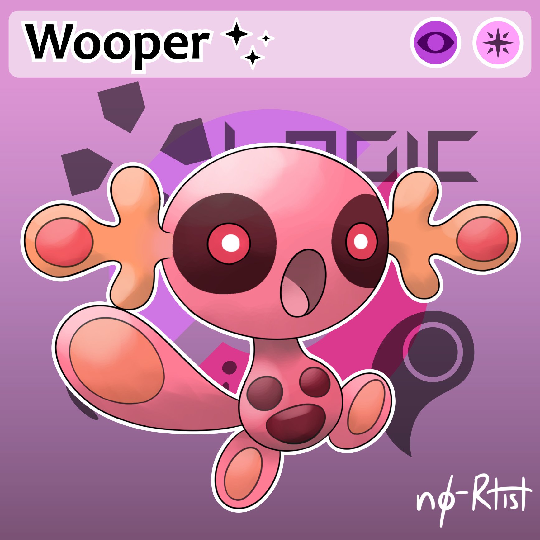 n0Rtist on X: "Wooper (Psychic/Fairy): Axolotls are popular in research  labs due to their ability to regenerate so well. They can do so thanks to  their stem cells that form and grow