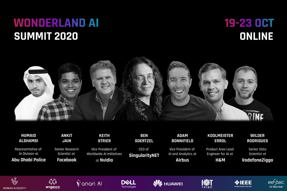 🚀HERE WE ARE: People who move the world with amazing ideas and expertise in the field of #AI will share their vision with YOU from 19 to 23 October! Join us at #WAIS2020 where you’ll find out how leading companies and most influential experts use #artificialintelligence.🌏