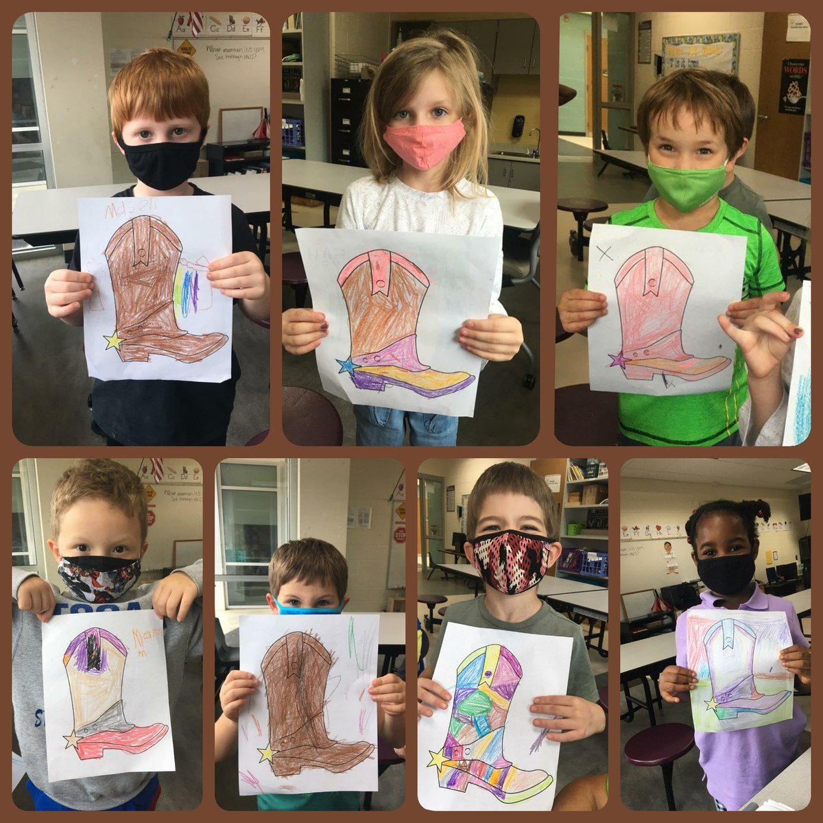 fmteducare's tweet photo. The Middles: Old West Week. They colored boots #TheMiddles #OldWestWeek #TheresASnakeInMyBoot https://t.co/YGVqEvxQTp