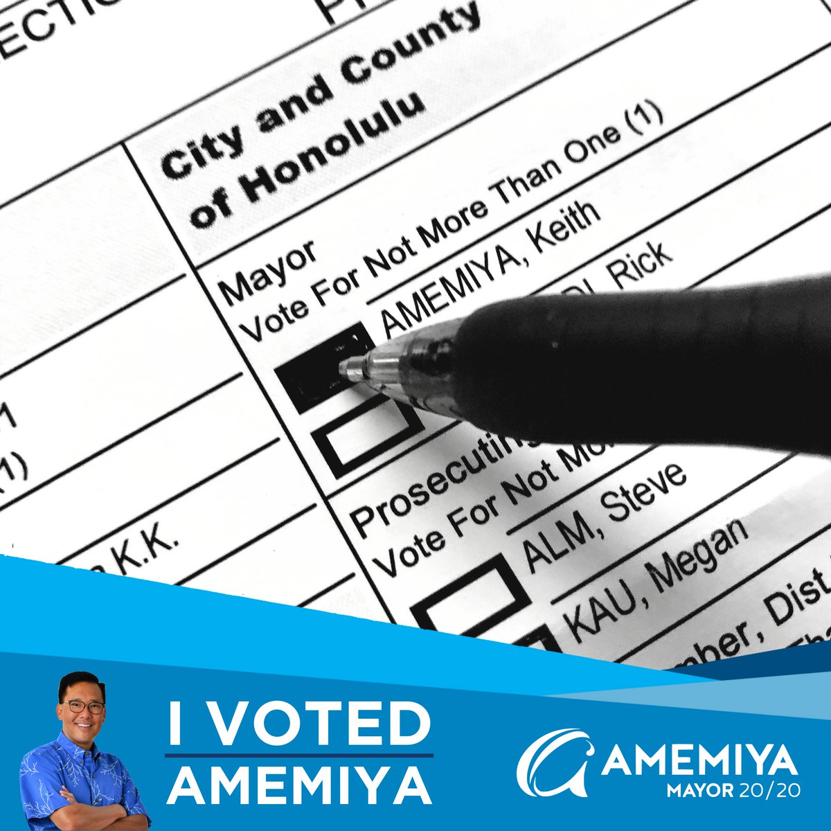 Screenshot 📸 and share this photo if you voted Keith Amemiya for Honolulu Mayor!
.
#amemiyaformayor #vote #votekeithamemiya #honolulumayor #newleadership #newoahu #communitypoweredcampaign #teamamemiya #ivoted #ivotedamemiya #keithamemiya #ivoted2020 #generalelection