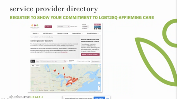afhto's tweet photo. .@RainbowHealthOn telling #PrimaryCare providers how to show they provide #LGBT2SQ - affirming care at #AFHTO2020 https://t.co/FHruRMAh8S