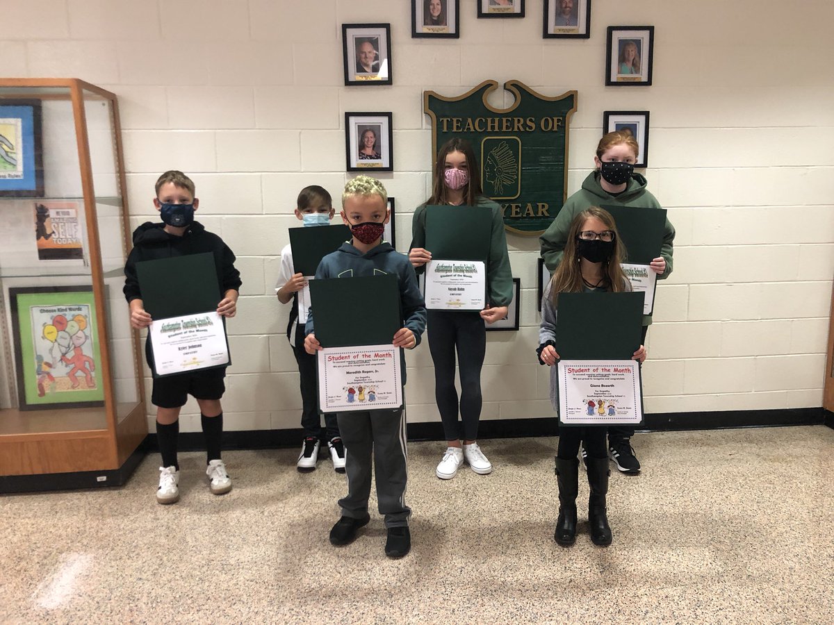 WarriorBertulis's tweet photo. Very proud of our September Students of the Month! They showed the most empathy to their peers and teachers! 💛💚 #warriorstrong #stswarriors https://t.co/rb1N8A6Sxl