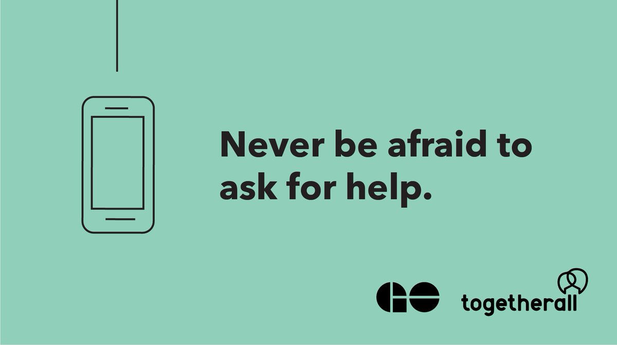 You’re not alone. There’s strength in asking for help. Get the support you need at  http://togetherall.com .  #WorldMentalHealthDay  