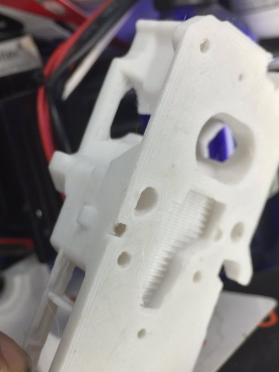 Afro3dP's tweet photo. A few PETG Prusa Bear parts by @GregoireSaunier printed on the @CraftBot3D XL beartastic prints #petg #3dprinting #prusabear #3dprinted https://t.co/NNZSi3hk5M