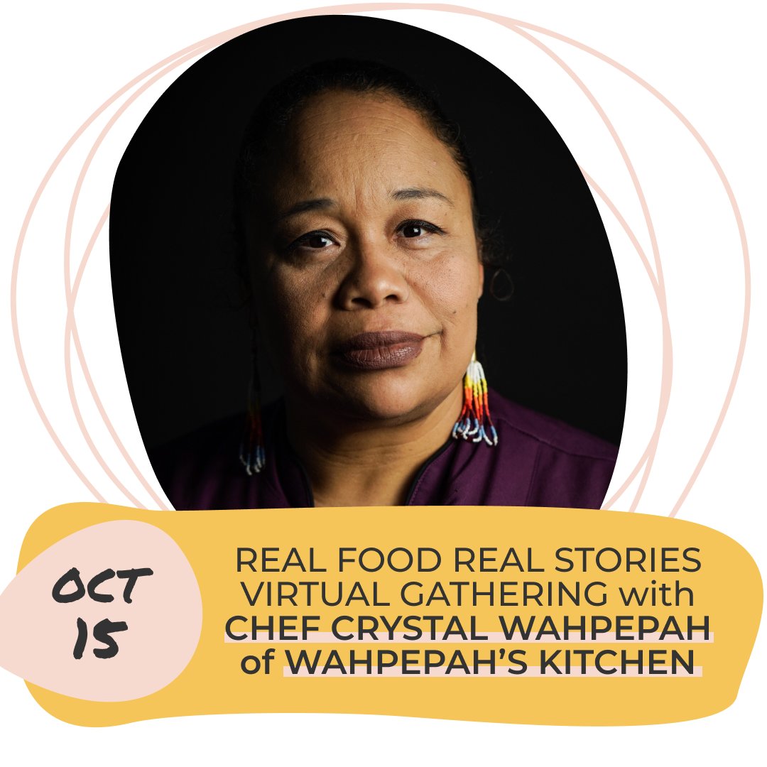 FoodCultureCltv's tweet image. Don't forget to register for next week's gathering with Chef Crystal Wahpepah of @wahpepahskitchen!⁠

Register 👉🏽 bit.ly/RFRSxWAHPEPAH
#thefutureisindigenous #indigenousfoodwarriors #supportnativebusiness #indigenousfoodways