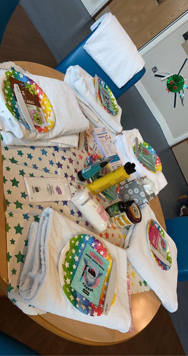 Celebrating #WorldMentalHealthDay on churchill ward today. Pamper sessions for the patients. #lscft #safewards #theharbour #teamchurchill