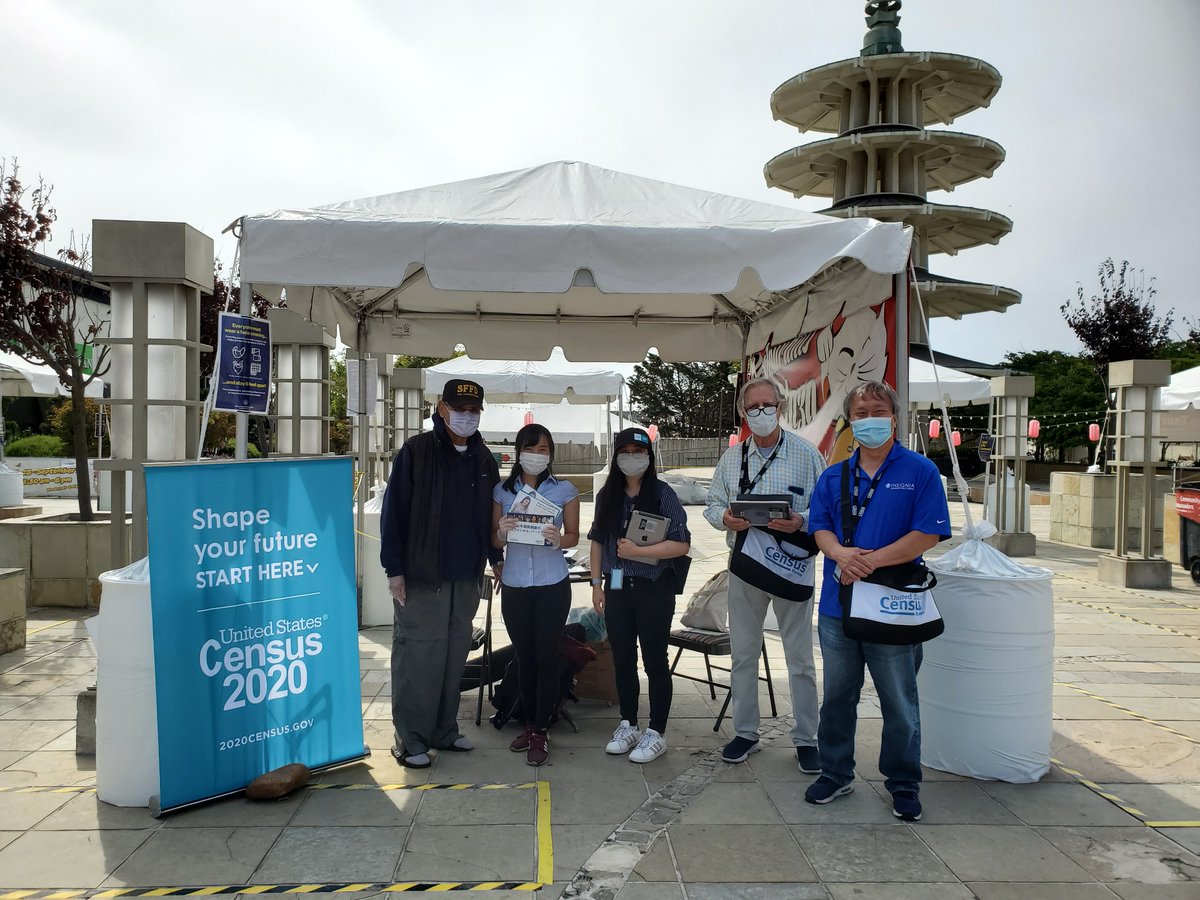 OCEIA_SF's tweet photo. #SFCounts 2020 Census community partner spotlight: Japantown Task Force!
JTF and partner organizations have been out in SF's Japantown Peace Plaza over the last month, helping folks get counted in the #2020Census! Keep up the good work!
#SFCounts @CACensus @uscensusbureau https://t.co/km0tFyWnFA
