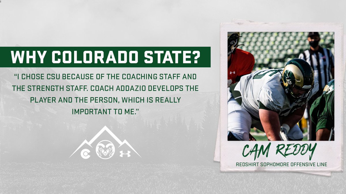 Why <a href="/CSURams/">Colorado State Rams 🐏</a>  and <a href="/CSUFootball/">Colorado State Football</a>⁉️ Our players have their reasons‼️ #FoCoFriday #RamClash🤜🤛 #ColoradoSTATEofMind