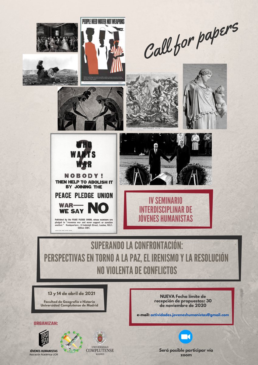 jhumanistasucm's tweet image. ¡Prorrogamos el CFP hasta el 30 de noviembre! Si te quedaste con ganas de enviar una propuesta para nuestro seminario, es tu oportunidad ;)
⬇️