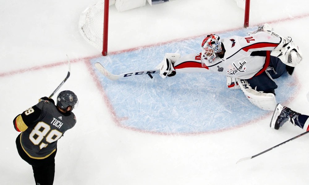 RobONEMaryland's tweet photo. Already getting emotional just thinking of the video the #Caps will put together to honor Braden Holtby whenever he returns on whatever team he’s on at the time.

Best goalie in franchise history. Made The Save. Won the Cup. Stood up for what he believed in. Thank you! #ALLCAPS https://t.co/2EMW0emN36