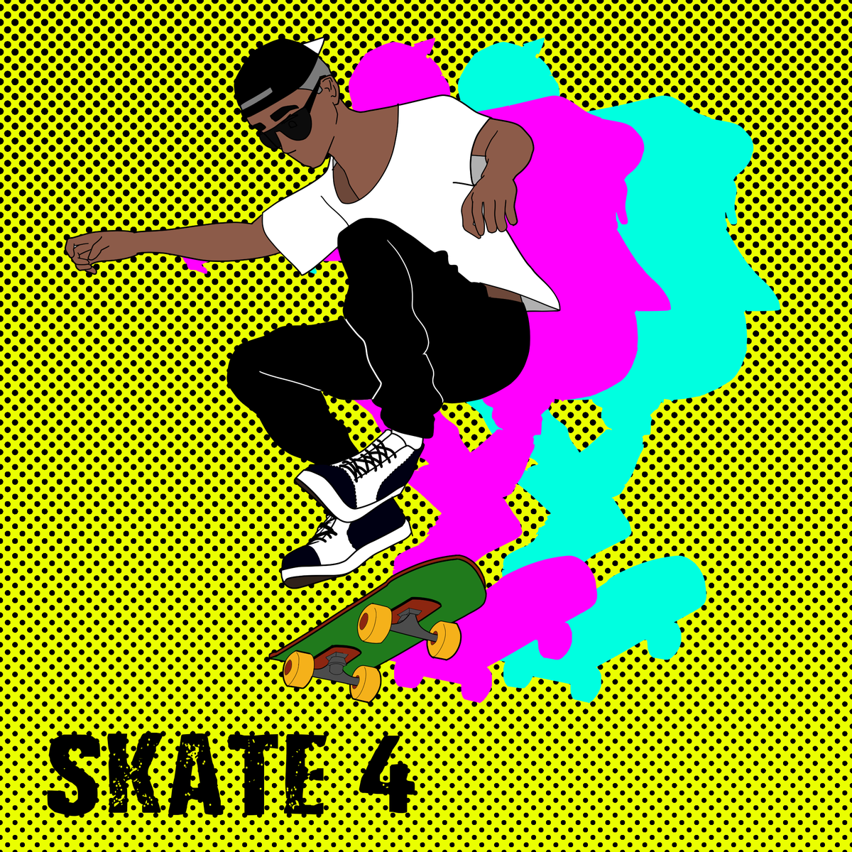 kuzetrooper's tweet photo. Prompt: Video Game
I haven't played any of the skate games but always enjoyed watching others lose their minds over it, can't wait for the new installment 
#drawtober #drawwithwebtoon https://t.co/KFvmHlD1Zk