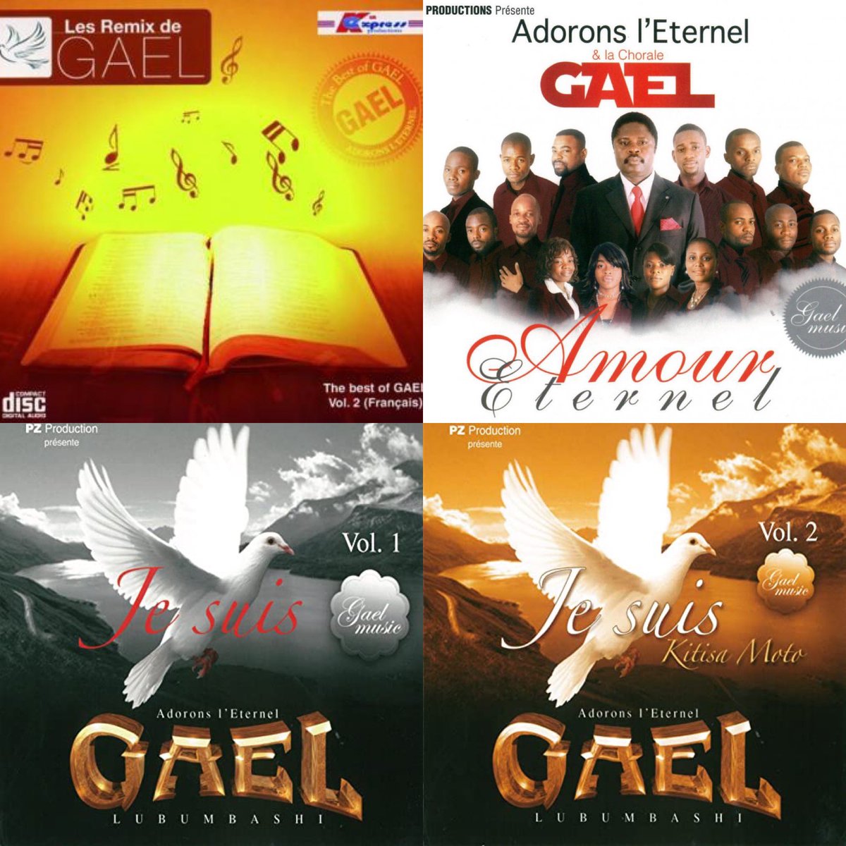 2010 : The best of Gael Vol. 22011 : Amour Eternel2013 : Je suis - vol.12014 : Je suis - vol.2