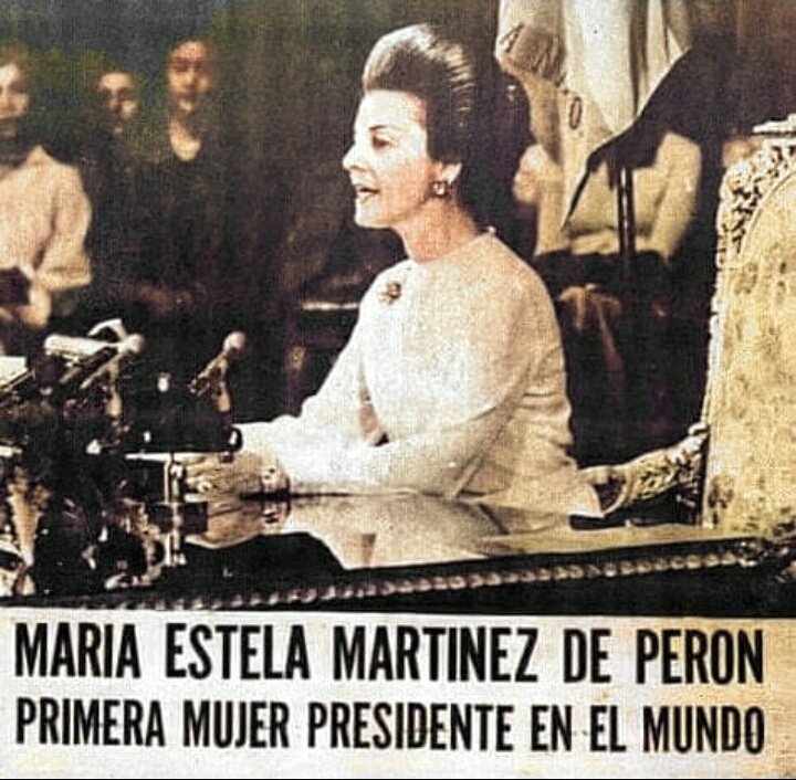 La Isabel Perón on Twitter: "Durante su gestión de gobierno, María Estela  Martínez continuó con el legado de Juan Domingo Perón y le hizo honor a su  nombre y doctrina implementando las