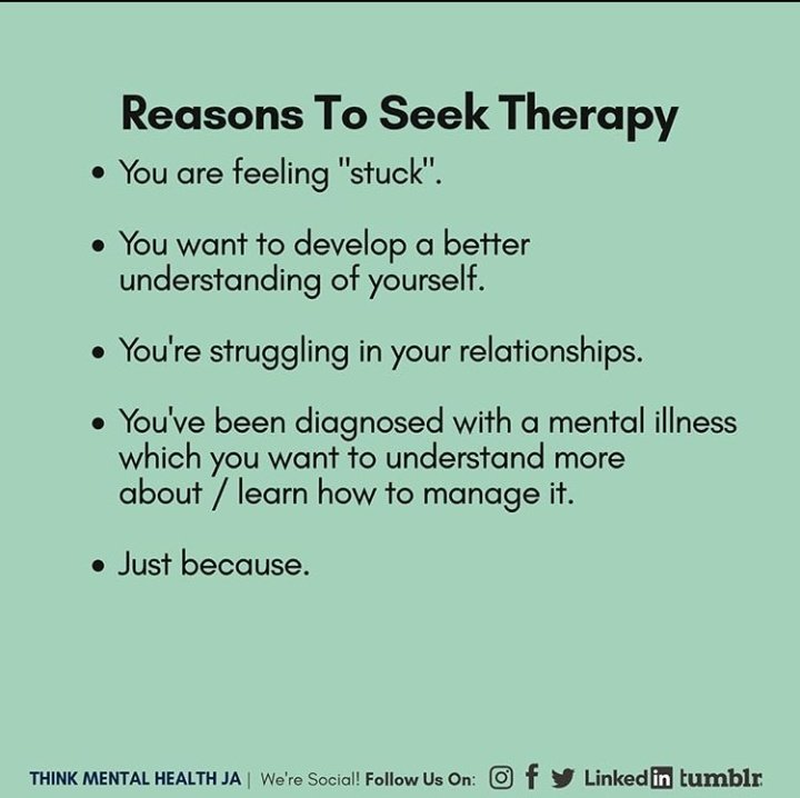 ThinkMH_ja's tweet image. A therapist can offer personalised guidance that is appropriate for our specific situations. 

A therapy session is an opportunity to talk uncensored to a nonbiased professional without fear of judgment or repercussions. It can be truly life-changing! (1/4)

#MentalHealth