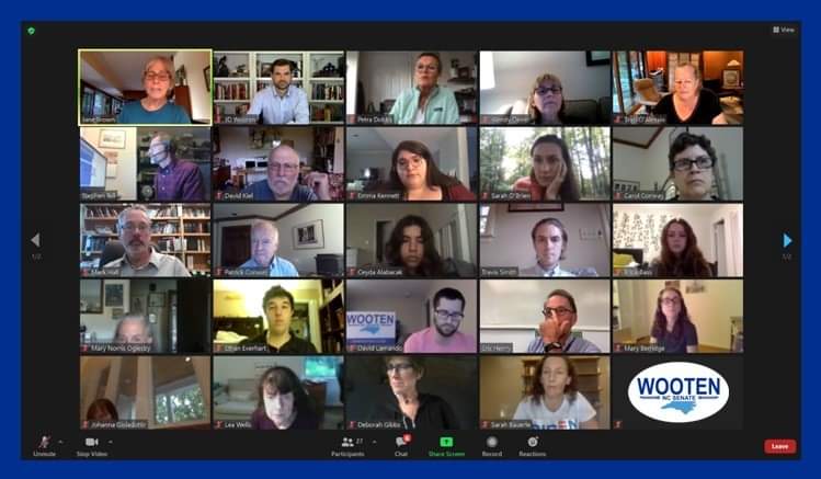 JDWootenNC's tweet photo. Thank you County-to-County for organizing another excellent phone bank last night! With only 25 days until the election, we appreciate all the help to us and @EricforNCHouse reaching our voters! #ncpol #ncdems #alamance https://t.co/PJK9zHutqP