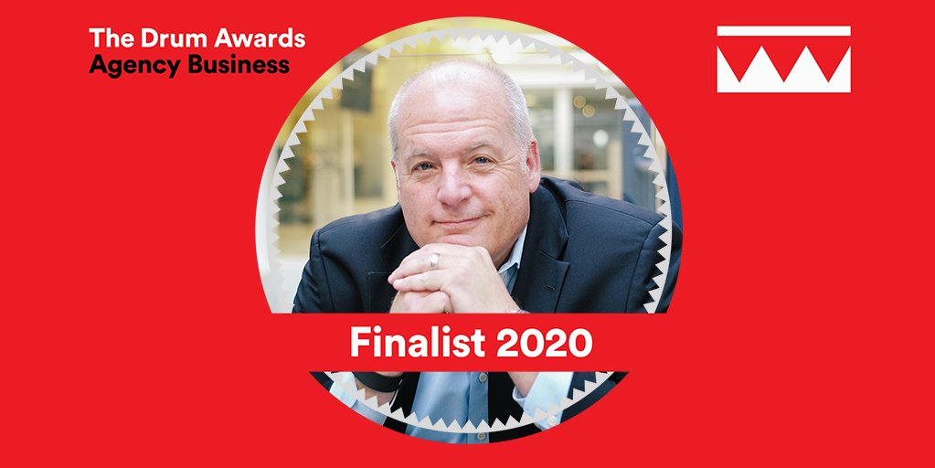 Our CEO Scott Allison has been named a finalist for <a href="/TheDrum/">The Drum</a>'s CEO of Year! #TheDrumAwards recognize strong leadership, stellar workplace culture, effective management and excellent client performance. Congratulations, Scott! Read more: hubs.li/H0xHDBG0
