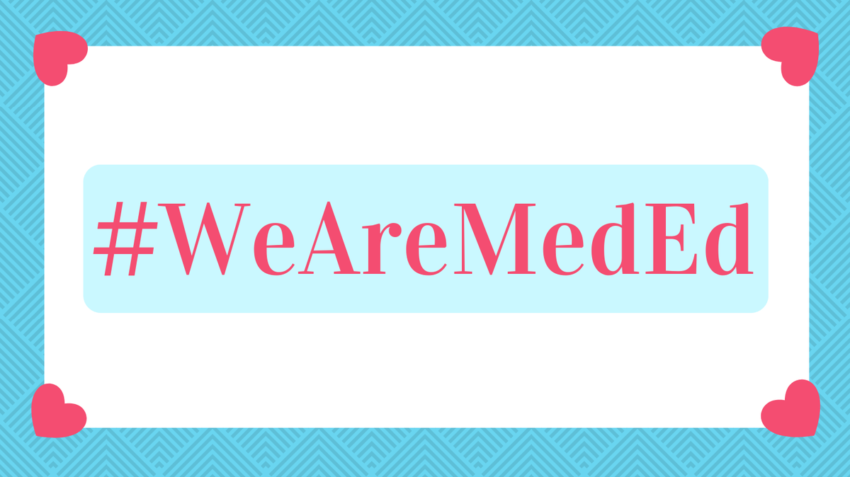 I am a Medical Educator. 

I am proud to be part a collegial, innovative, and thoughtful worldwide #MedEd community. 

#WeAreMedEd #MedEd #MedTwitter

<a href="/AAMCtoday/">AAMC</a> <a href="/TheCgea/">The CGEA</a> <a href="/WGEA_MedEd/">Western Group on Educational Affairs (WGEA) Med Ed</a> <a href="/SGEAnews/">SGEA</a> 

#WeAreMedEd #MedEd #MedTwitter

bit.ly/3iOimjQ