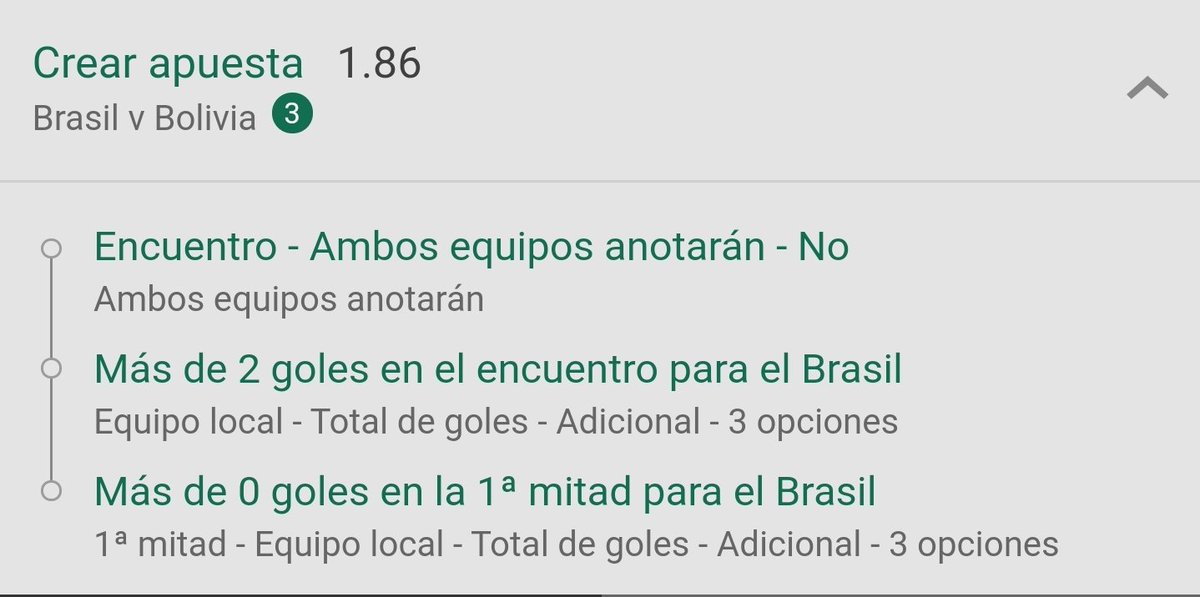Compadre_Picks's tweet photo. Bolivia no le mete gol a Brasil desde 2009 (y el partido fue en Bolivia) y además los equipos de su liga domestica no quisieron prestar a sus jugadores principales. 

Vamos con el 5% https://t.co/Om5CY2fi4f