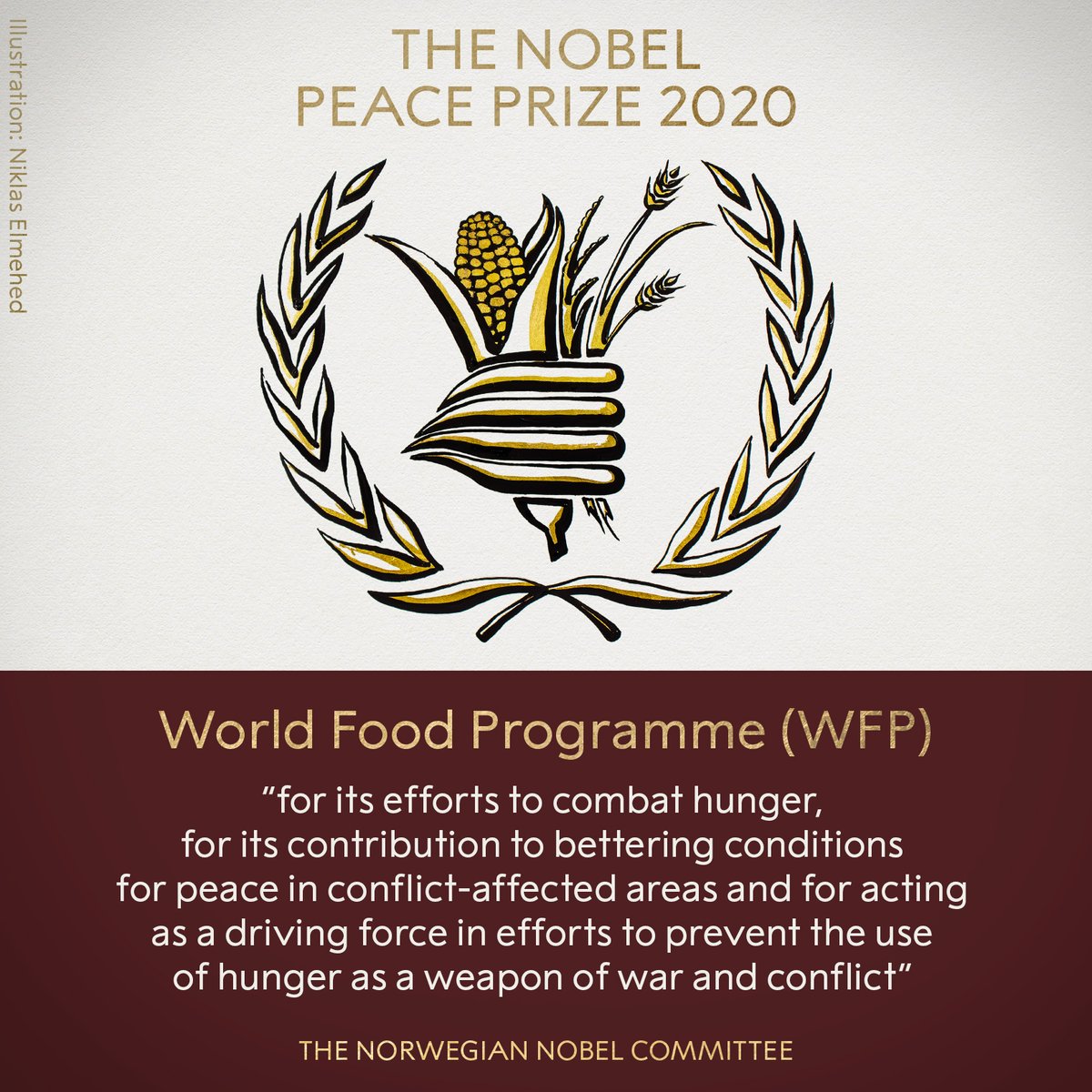 TANGO_Int's tweet photo. Congrats to @WFP on the well-deserved Nobel Peace Prize 2020! We are very proud to be your partner. #nobelpeaceprize #zerohunger https://t.co/OjKOL65UG6