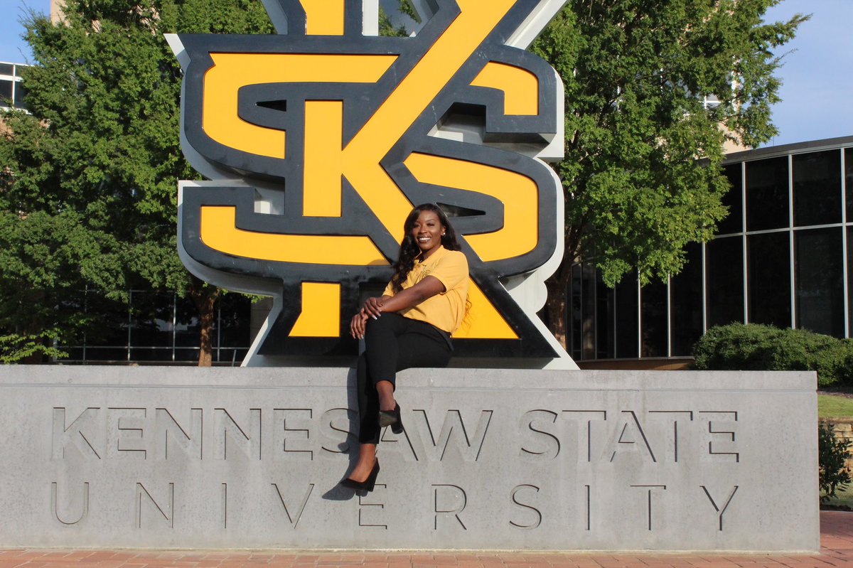 KSU_SISTUHS's tweet photo. Meet Alexis! She is a Senior graduating this December majoring in Psychology. With her degree, she plans on furthering her education and becoming a Child Psychologist, eventually starting her own non-profit organization for children who cannot afford therapy. @alexis_nicole05 https://t.co/crvXtXgc1z