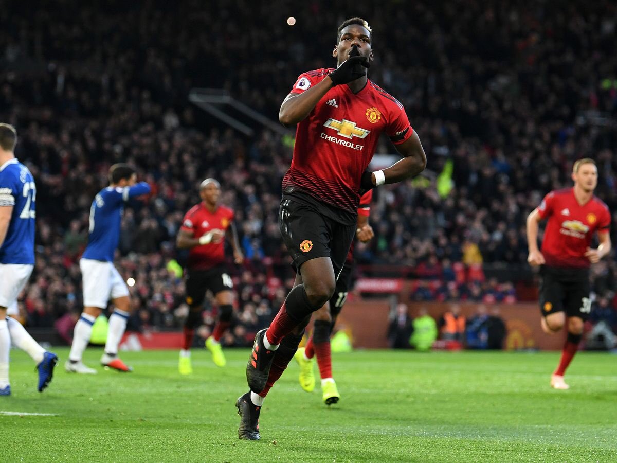 Manchester United 2-1 Everton 2018/19Paul Pogba getting a goal and assist in a tough game against Everton. His positional awareness, not one of his best traits, was on point and he showed his class throughout the game too.