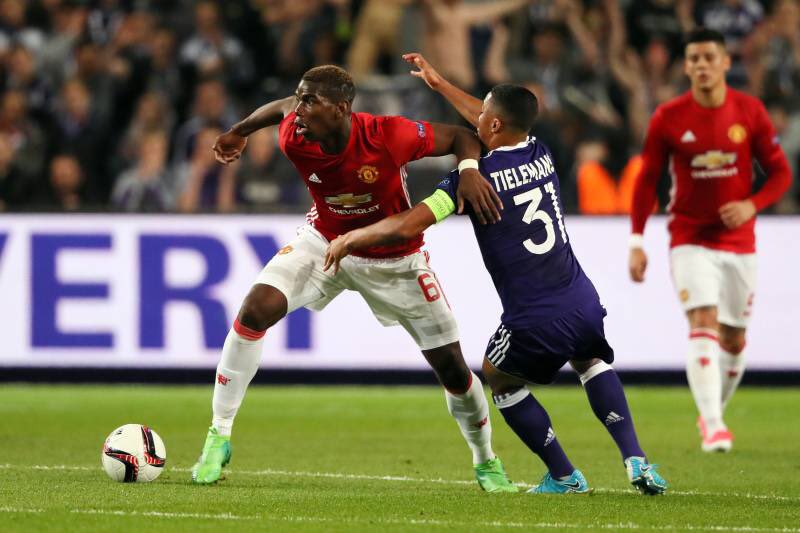 Man Utd 2-1 anderlecht 2016/17A world class performance from pogba, which was one of the main reasons he won europa league player of the year in 2017