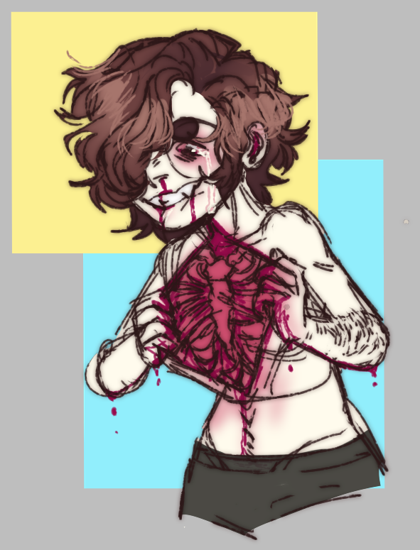 SnuzzyWuzzy's tweet photo. yall ever just-- 
#goretober2020 https://t.co/hPCKiriF5g