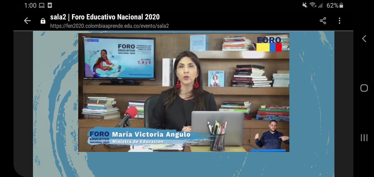 alejandrateher2's tweet photo. Finalización de foro del día 9 de octubre #FEN2020 #AprendizajesSignificativos #UniGuajiraMaicao #3SemestreEdInfantil #AprenderDeTIC @jaroldiazc https://t.co/elXNB61ttO